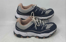 Load image into Gallery viewer, Avia Womens Elevate Navy Beige Lace-Up Sneakers Shoes Size 10
