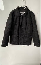 Load image into Gallery viewer, St.John's Bay Womens Black Quilted Button Front Long Sleeve Puffer Jacket Sz XL

