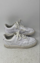 Load image into Gallery viewer, Nike Womens Court Vision Low CD5434-100 White Leather Sneakers Shoes Size 6
