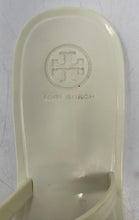 Load image into Gallery viewer, Authentic Tory Burch Womens Mini Miller White Plastic Thong Sandals Size 9M Worn
