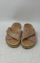 Load image into Gallery viewer, Kate Spade New York Womens Ibiza Beige Leather Slip-On Slide Sandals Size 7 M
