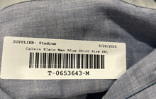 Load image into Gallery viewer, Calvin Klein Mens Blue Dual Pockets Collared Long Sleeve Button-Up Shirt Sz XXL

