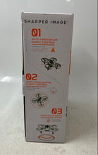 Load image into Gallery viewer, Sharper Image White Green Glow Stunt Remote Control Quadcopter Drone Not Tested
