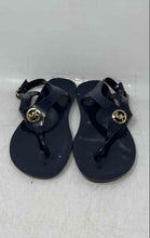 Load image into Gallery viewer, Michael Kors Womens Lillie Jelly Dark Blue Open Toe Thong Sandals Size 8 M
