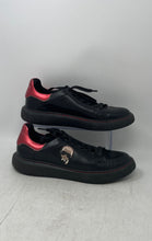 Load image into Gallery viewer, Karl Lagerfeld Mens Black Red Leather Lace-Up Low Top Sneakers Shoes Size 9
