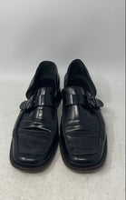 Load image into Gallery viewer, VS By Vero Cuoio Womens Black Leather Square Toe Slip-On Loafer Shoes Size 10 M
