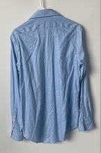 Load image into Gallery viewer, Calvin Klein Mens Blue Slim Fit Stretch Wrinkle Free Button-Up Shirt Size M

