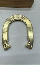 Load image into Gallery viewer, Old School Sport Gold Edition Outdoor Horseshoes With Hardwood Case
