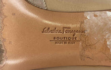 Load image into Gallery viewer, Authentic Salvatore Ferragamo Womens Beige Slip-On Pump Heels Size 8.5B
