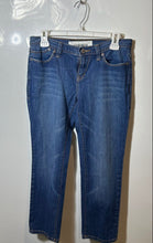 Load image into Gallery viewer, Banana Republic Womens Blue Medium Wash Denim Straight Leg Jeans Size 6
