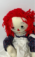 Load image into Gallery viewer, Aurora Raggedy Ann &amp; Andy Bright Red Yarn Hair Collectible Rag &amp; Cloth Doll
