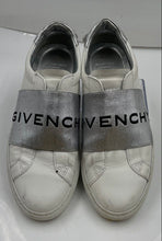 Load image into Gallery viewer, Authentic Givenchy Womens White Silver-Tone Sneakers Shoes Size EUR 38 Damaged
