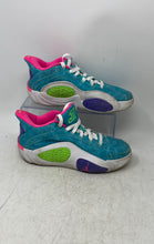 Load image into Gallery viewer, Nike Kids Jordan Tatum 2 HJ7382-303 Blue Pink Green Running Shoes Size 4Y

