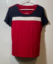 Load image into Gallery viewer, Tommy Hilfiger Mens Red Cotton Short Sleeve Pullover T-Shirt Size Large
