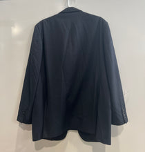 Load image into Gallery viewer, Studio Milano Mens Black Roma 1112 Long Sleeve 3-Button Blazer Size 46R
