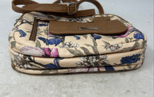 Load image into Gallery viewer, MulitSac Womens Multicolor Flower Leather Adjustable Strap Zip Top Crossbody Bag
