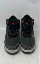 Load image into Gallery viewer, Nike Kids Air Jordan 3 Retro Gray Black Lace-Up Sneaker Shoes Size 6Y No Insole
