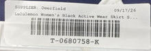 Load image into Gallery viewer, Lululemon Womens Black Lost In Pace Pull-On Activewear Athletic Skorts Size 4

