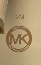 Load image into Gallery viewer, Michael Kors Womens Beige Leather Open Toe Stiletto Ankle Strap Heels Size 9M
