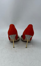 Load image into Gallery viewer, Kurt Geiger Womens London The Bond White Black Orange D'Orsay Heels Size 37
