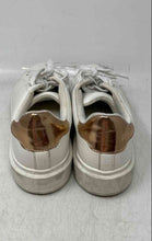 Load image into Gallery viewer, Steve Madden Womens Charlie White Gold Leather Low Top Sneakers Shoes Size 8M
