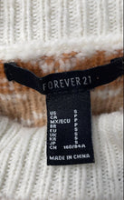 Load image into Gallery viewer, Forever 21 Womens Multicolor Printed Long Sleeve Mock Neck Pullover Sweater Sz S
