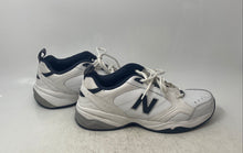 Load image into Gallery viewer, New Balance Mens 624 V2 MX624WN2 White Leather Lace-Up Sneaker Shoes Size 9.5D
