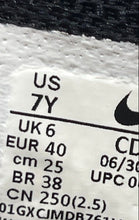 Load image into Gallery viewer, Nike Kids Air Max Plus Black Lace-Up Low Top Round Toe Sneaker Shoes Size 7Y
