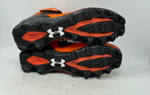 Load image into Gallery viewer, Under Armour Corona Mens Spine Clutch Fit Black Orange Baseball Cleats Size 16
