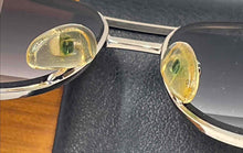 Load image into Gallery viewer, Authentic Marc by Marc Jacobs Women's Gold-Tone White Aviator Sunglasses
