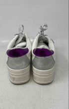 Load image into Gallery viewer, Steve Madden Womens Jlala White Purple Silver Sneakers Shoes Size 6
