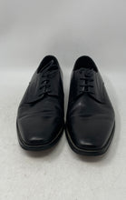 Load image into Gallery viewer, Gifennse Mens Black Leather Round Toe Lace-Up Oxford Dress Shoes Size 10
