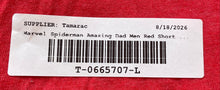 Load image into Gallery viewer, Marvel Spider-Man Amazing Dad Mens Red Short Sleeve Graphic T-Shirt Size XL
