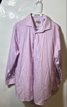 Load image into Gallery viewer, Michael Kors Mens Light Purple Long Sleeve Stretch Slim Fit Dress Shirt Size XL
