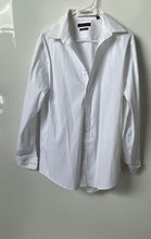 Load image into Gallery viewer, Tommy Hilfiger Mens White Athletic-Fit Long Sleeve Collared Dress Shirt Size M
