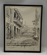 Load image into Gallery viewer, Set Of 2 Pcs Carlos Jeffs Framed Caleta Del Hospital Framed Art Painting
