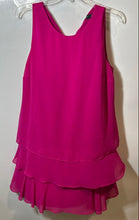 Load image into Gallery viewer, Lauren Ralph Lauren Womens Pink Layered Sleeveless Shift Dress Size 12
