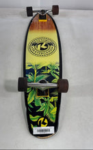 Load image into Gallery viewer, Kryptonics Brown Yellow Green Tropical Palm Leaf Graphic Longboard Cruiser
