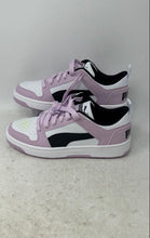 Load image into Gallery viewer, Puma Kids Rebound Layup Lo Light Pink White Lace-Up Sneaker Shoes Size 5C
