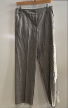 Load image into Gallery viewer, Authentic Giorgio Armani Womens Gray Flat Front Dress Pants Size EUR 38 Stained
