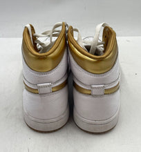 Load image into Gallery viewer, Authentic Nike Womens Air Jordan 1 Retro High OG White Gold-Tone Shoes Size 9
