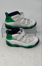 Load image into Gallery viewer, Nike Kids Air Jordan 6 Rings White Green Hook And Loop Sneaker Shoes Size 10C
