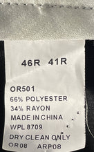 Load image into Gallery viewer, Oxford Republic Mens Black Striped Slash Pockets Dress Pants Size 46x41
