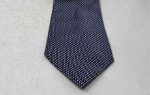 Load image into Gallery viewer, Ralph Lauren Mens Black Blue Geometric Print Classic Adjustable Designer Necktie

