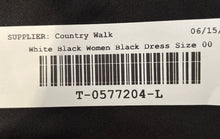 Load image into Gallery viewer, White House Black Market Womens Black Sleeveless Back Zip Sheath Dress Size 00
