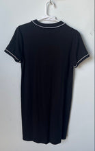 Load image into Gallery viewer, Tommy Hilfiger Womens Black Cotton Short Sleeve Polo T-Shirt Dress Size L
