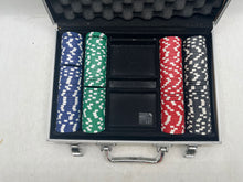 Load image into Gallery viewer, BCG Multicolor Collectible Casino Poker Chips With Aluminum Carrying Case
