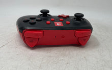 Load image into Gallery viewer, PowerA Nintendo Switch Black Red Wireless Video Game Controller Untested
