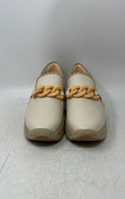 Load image into Gallery viewer, Dolce Vita Womens Cream Leather Slip-On Wedge Heel Loafer Shoes Size 11
