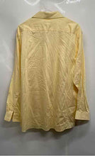 Load image into Gallery viewer, Michael Kors Mens Yellow Long Sleeve Regular Fit Dress Shirt Size XL 17.5
